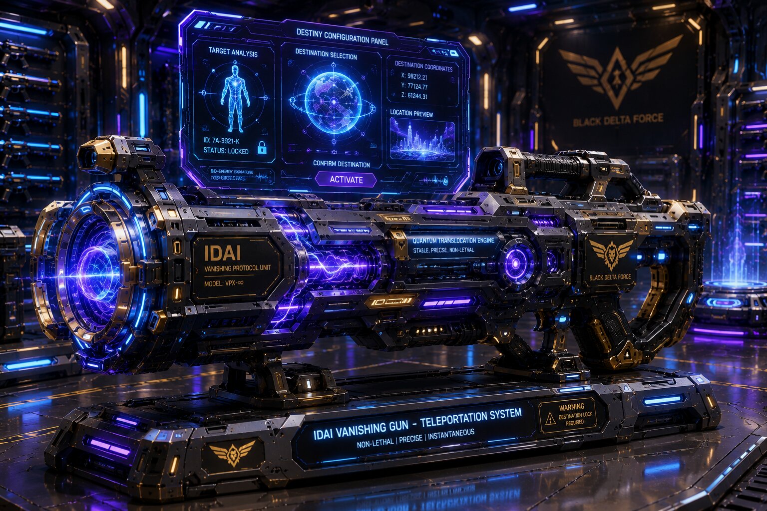 Vanishing Gun – Teleportation System